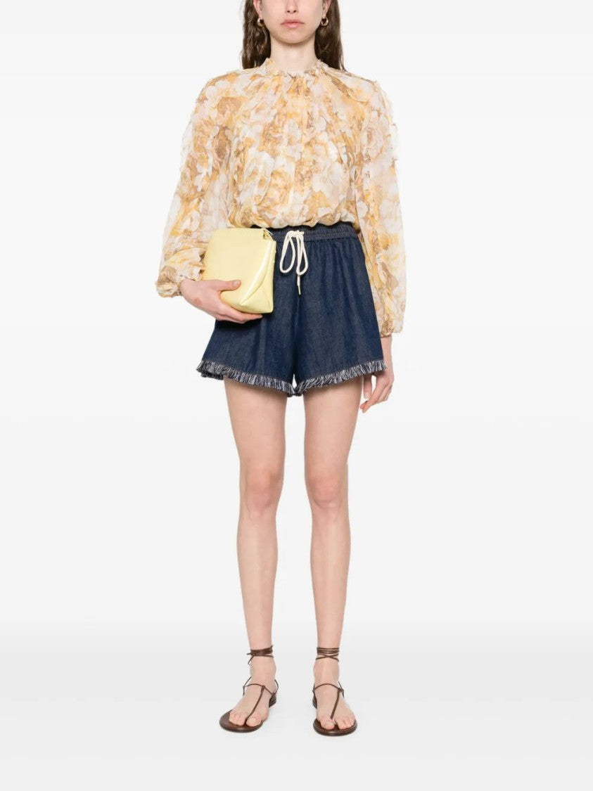 Zimmermann Frill-Detail Billow Blouse