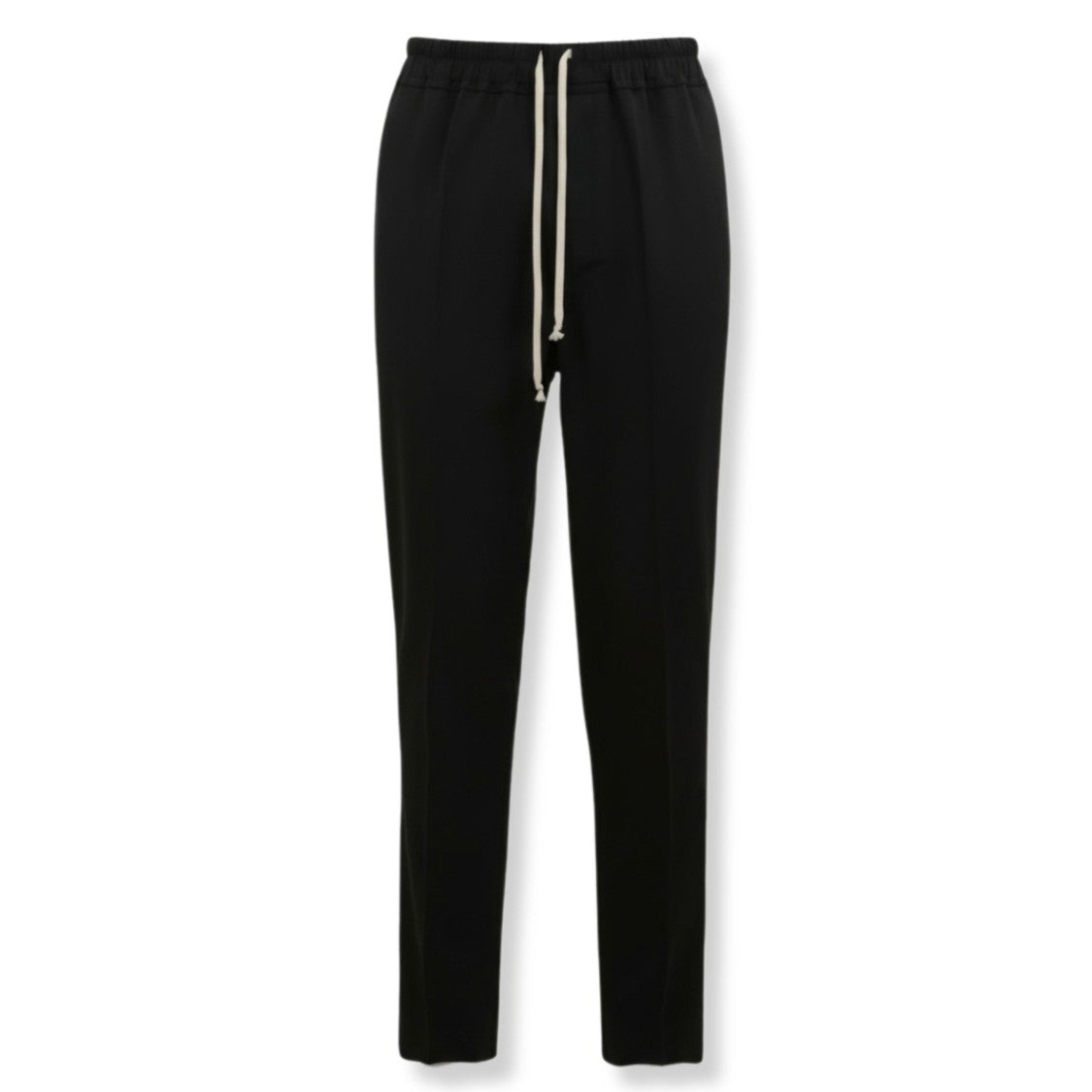 Rick Owens Tapered Slim-Fit Pants With Central Crease