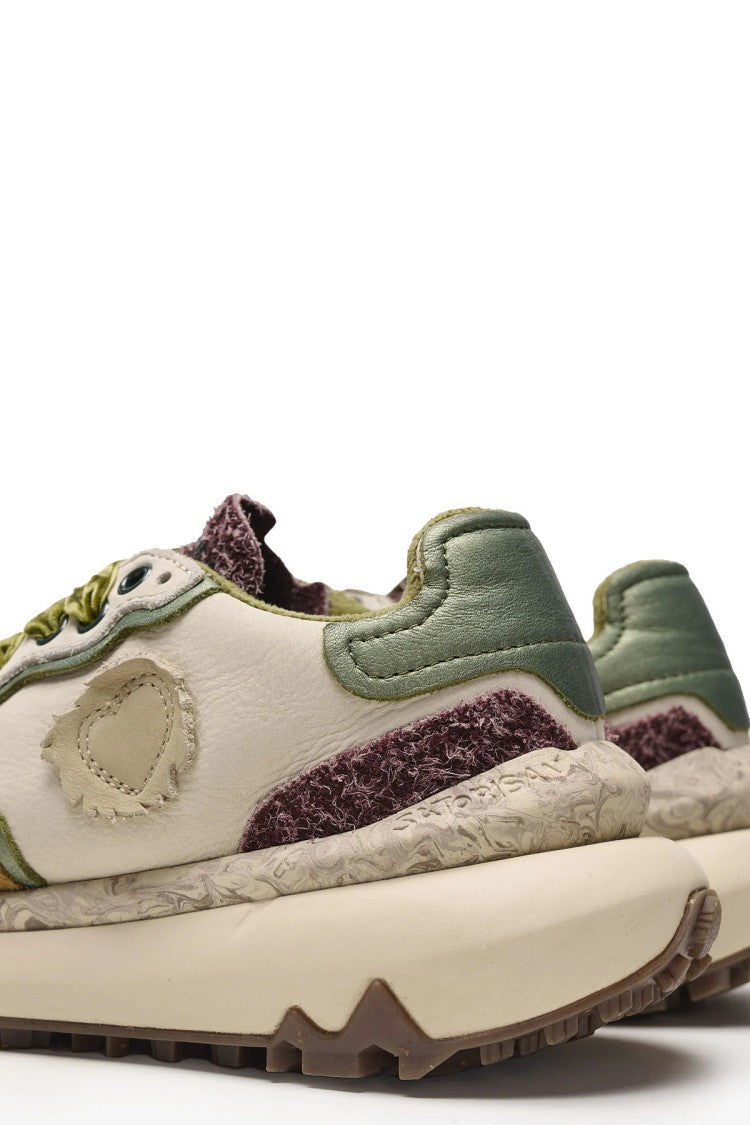 Satorisan Multicolor Leather Low-Top Sneakers