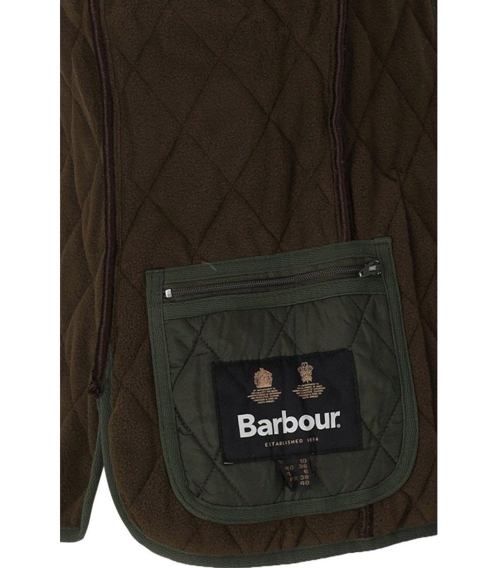 Barbour Betty Fleece Olive Green Vest
