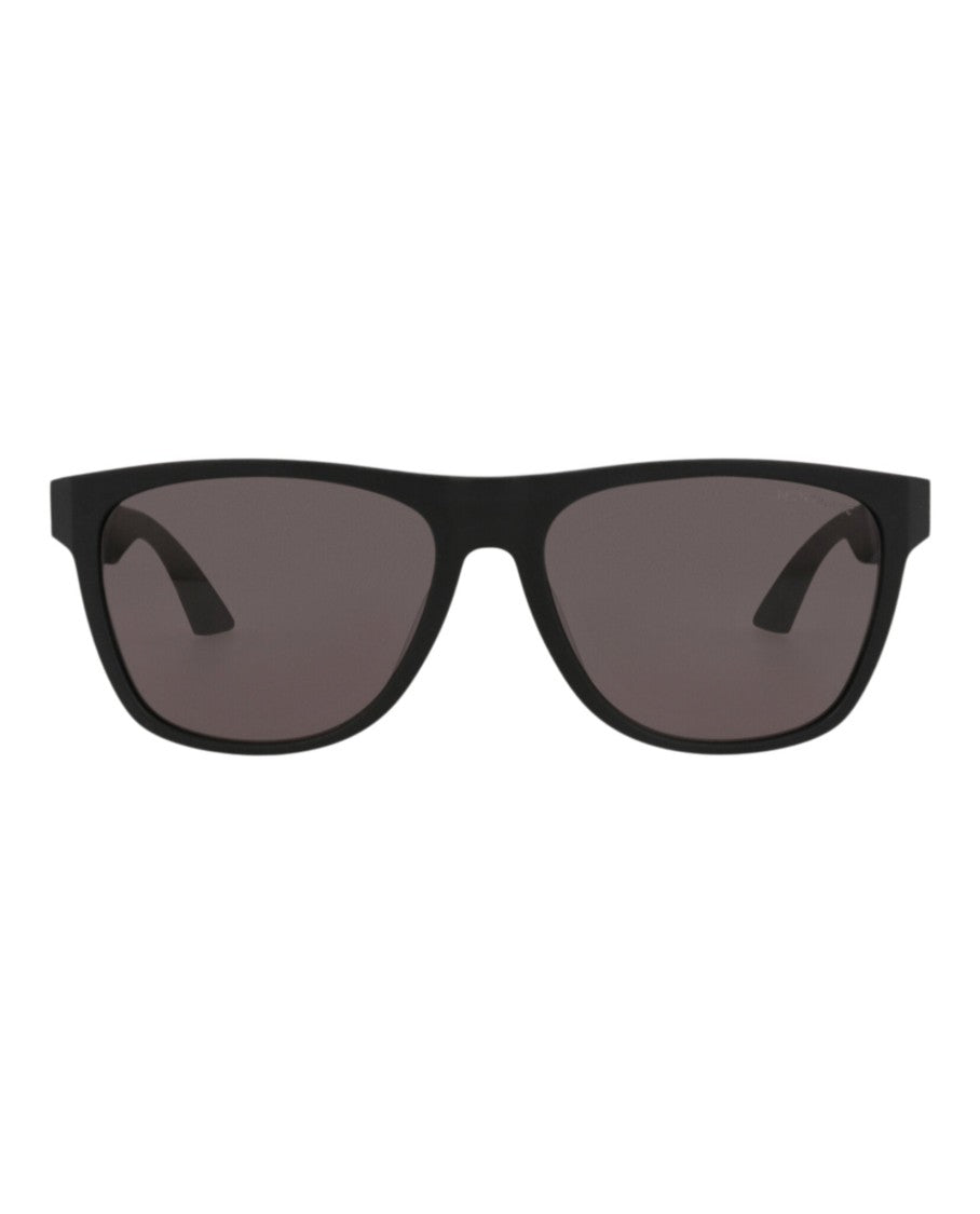 Montblanc Square-Frame Recycled Acetate Sunglasses With Saddle Nose Bridge