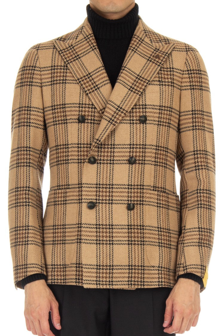 Tagliatore Montecarlo Prince Of Wales Double-Breasted Jacket