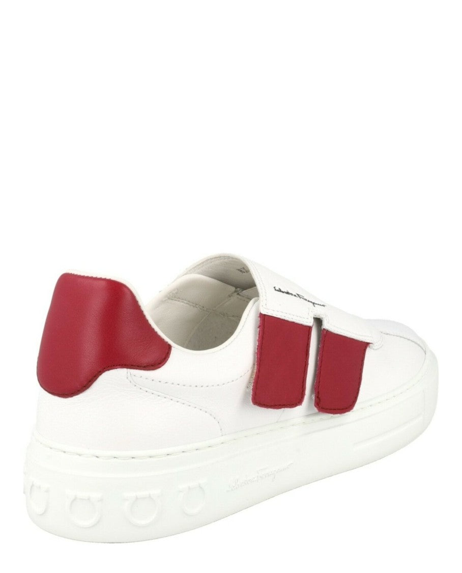 Ferragamo Lima Gancini Low-Top Sneakers