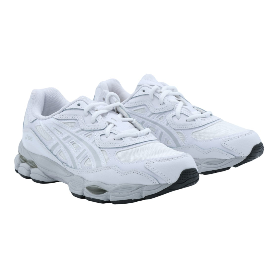 Asics Chunky Sole Sneakers With Breathable Mesh Overlays