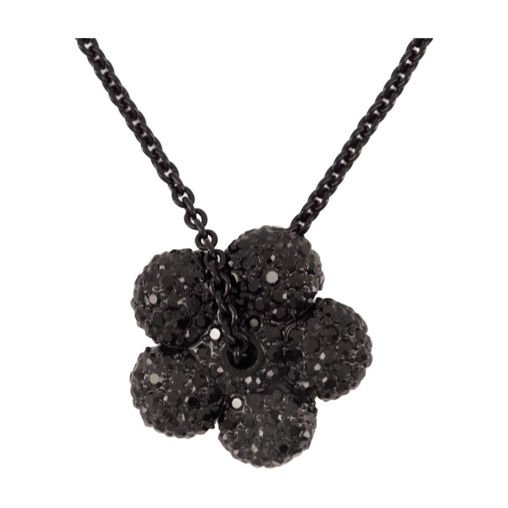 Marc Jacobs Daisy Pave Necklace - Metal - Black