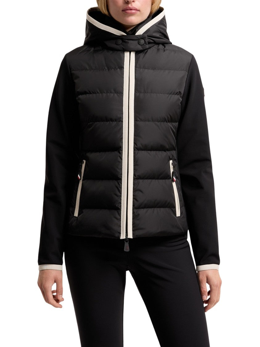 Moncler Grenoble Black Hybrid Padded Cardigan