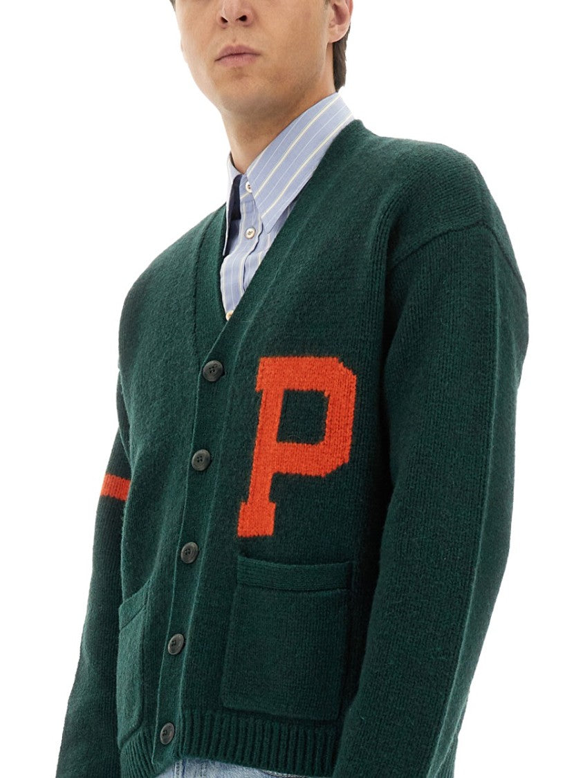 Polo Ralph Lauren Wool Cardigan With Deep V-Neck