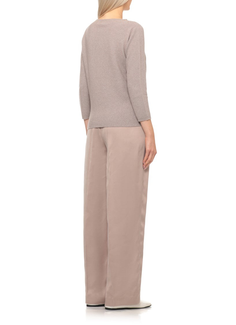 Fabiana Filippi Lurex-Accent Wool Blend Sweater