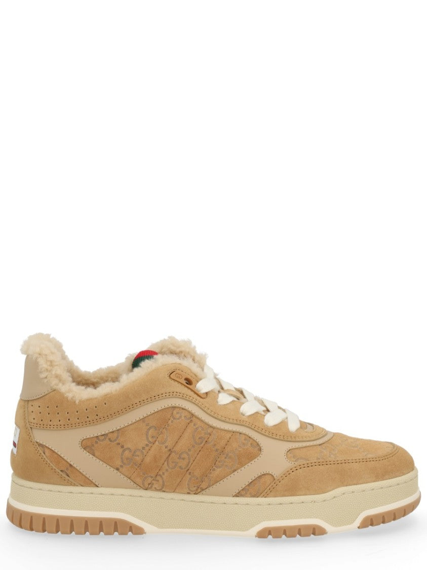 Gucci Re-Web Webbing Calfskin Sneakers