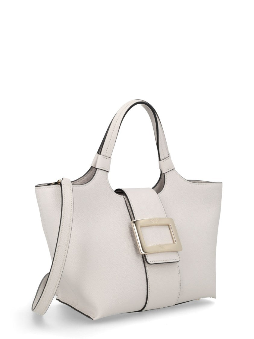 Roger Vivier Belle Vivier Structured Buckle Mini Bag