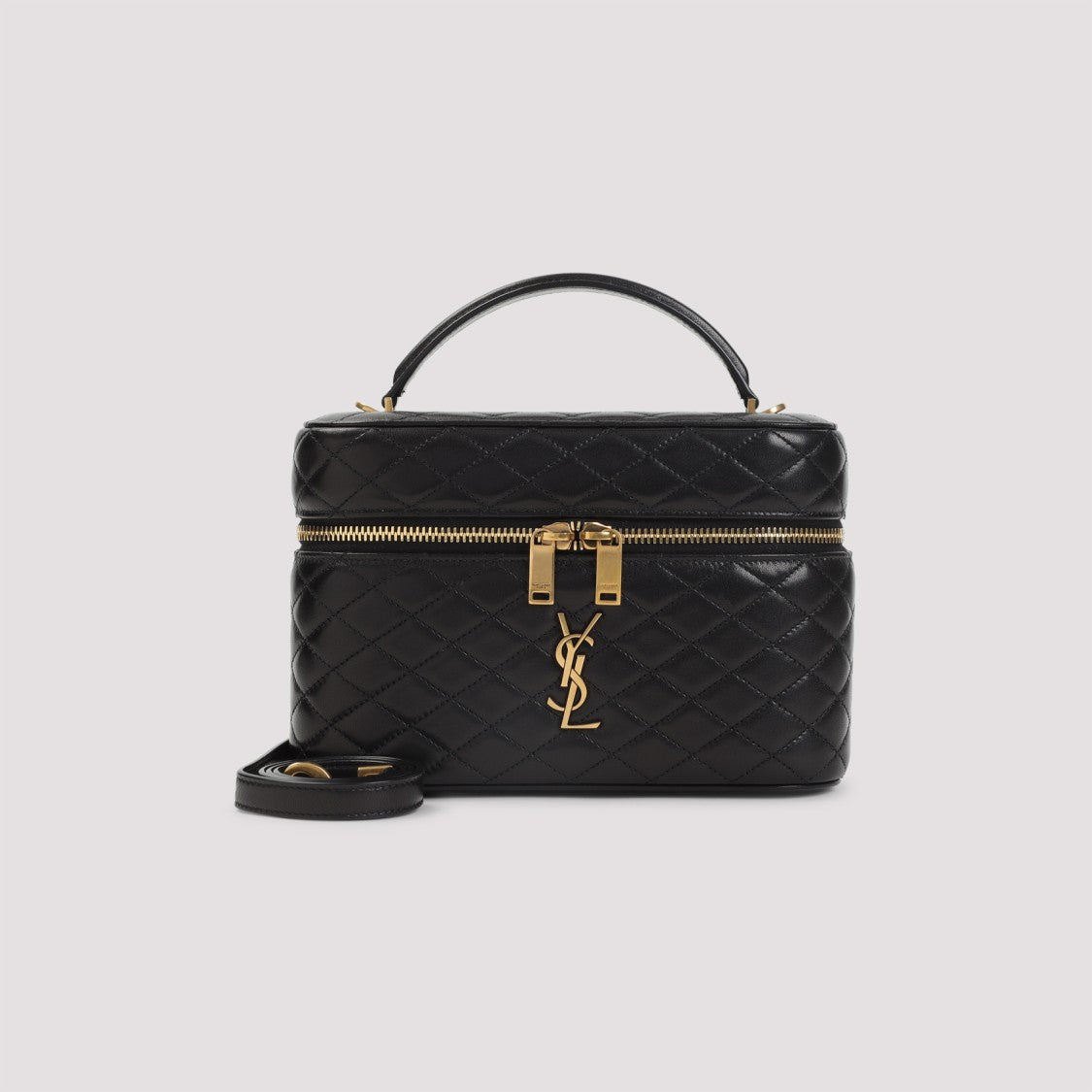 Saint Laurent Quilted Black Shoulder Bag