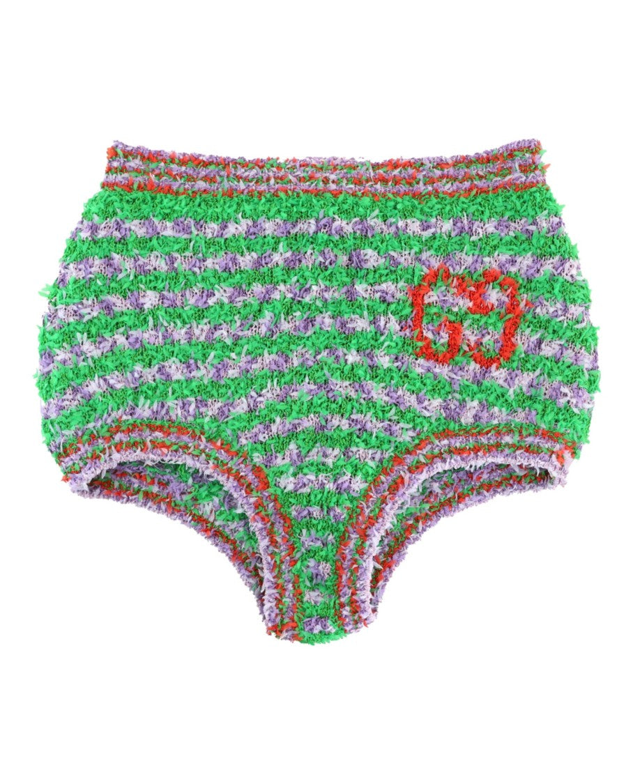 Gucci Fuzzy Striped Briefs