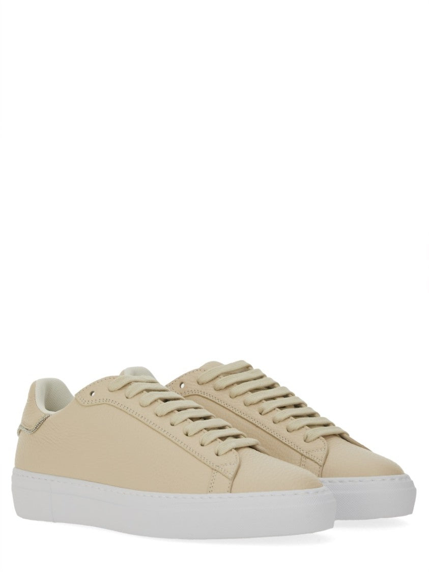Fabiana Filippi Leather Sneakers With Classic Lace-Up Design