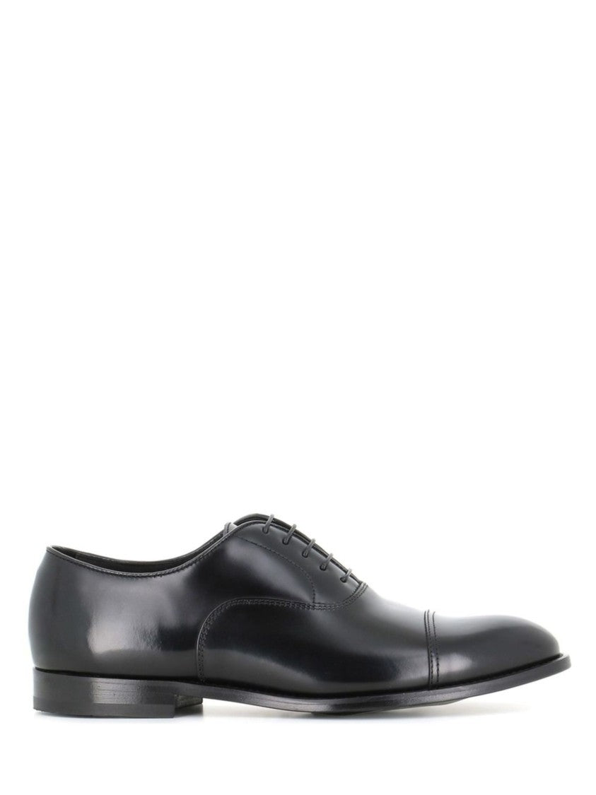 Doucal's Polished Cap-Toe Oxford Boots