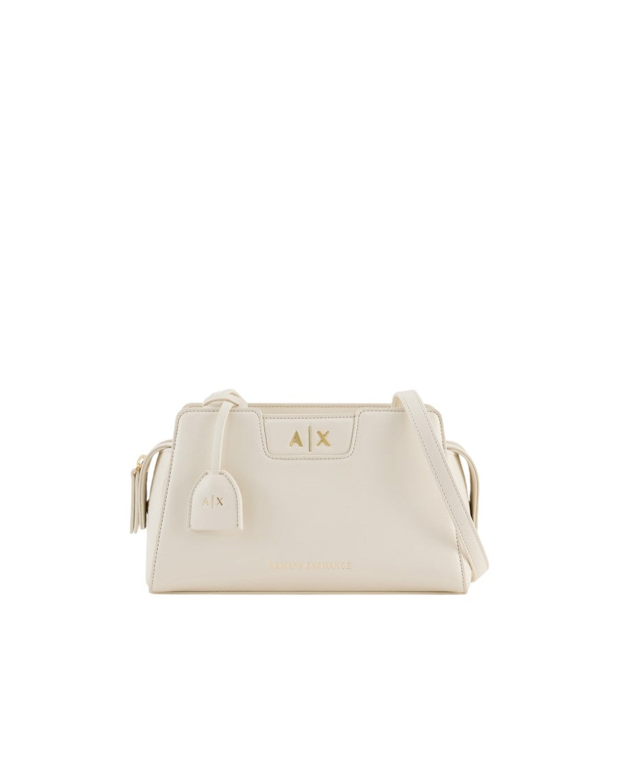 Armani Exchange Green Crossbody Bag Clean Silhouette Gold-Tone