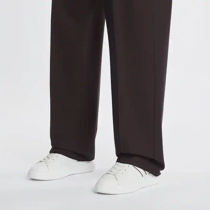 Hogan White H580 Leather Sneakers