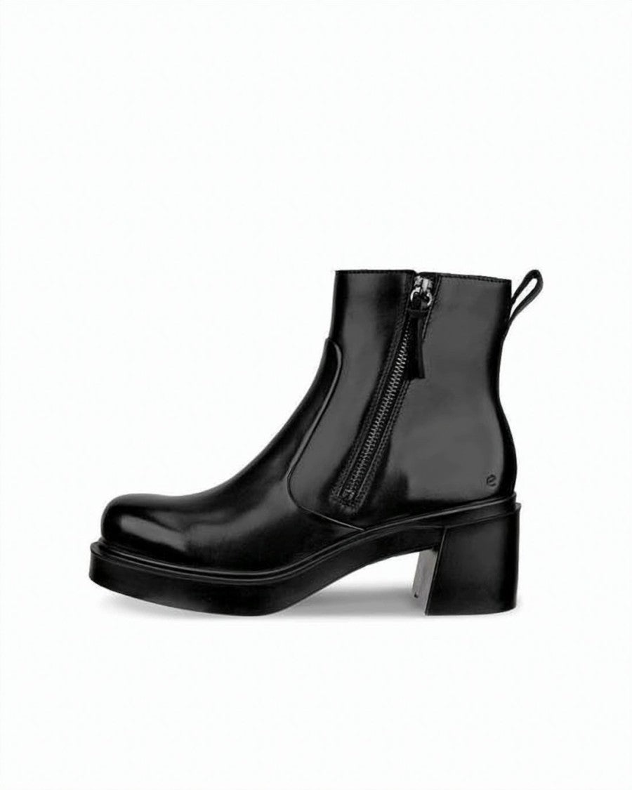 Ecco Ankle Boot In Smooth Cowhide Leather