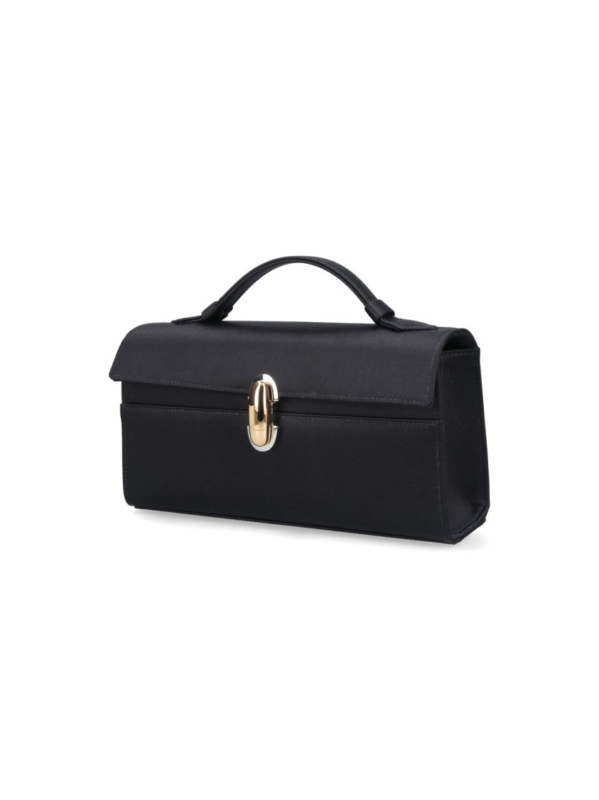 Savette Structured Black Handbag With Versatile Carrying Options