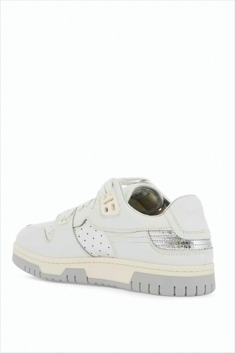 Acne Studios Low-Top Sneakers With Smooth Leather Upper And Perforated Detailing