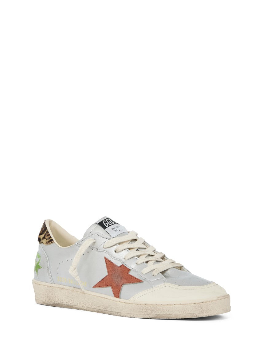 Golden Goose Suede Leather Sneakers With Distinctive Toe Design