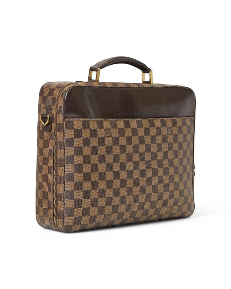 Louis Vuitton Sabana Brown Canvas Damier Ebene