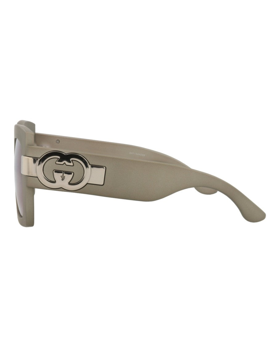 Gucci Square-Frame Injection Sunglasses