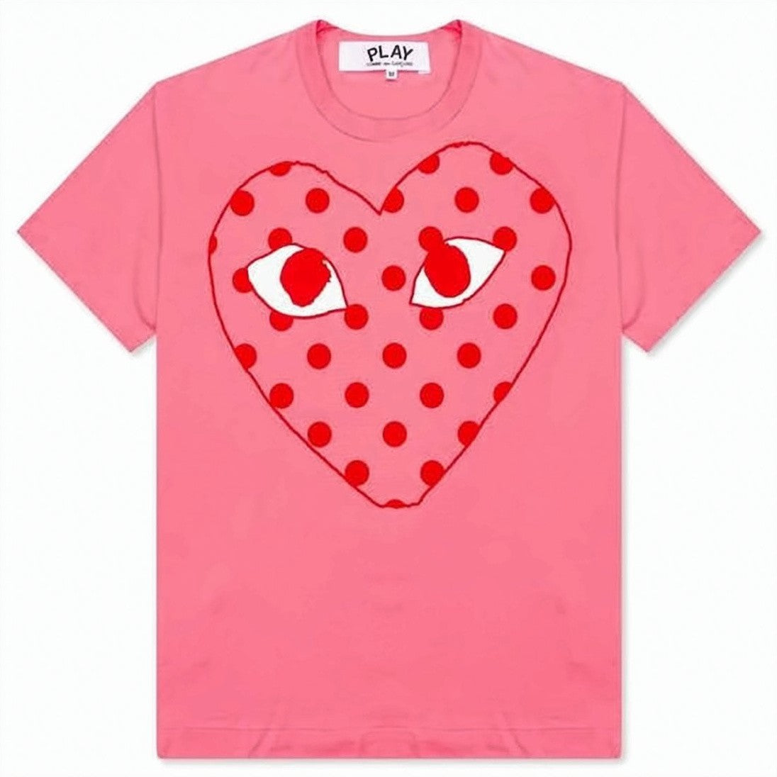 Comme Des Garçons Heart-Graphic Short-Sleeve T-Shirt