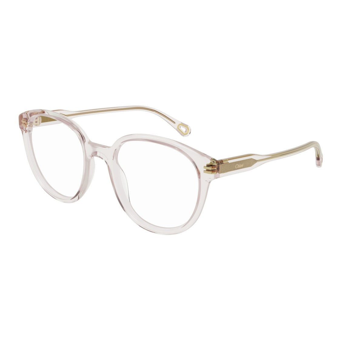 Chloé Ch0127o Translucent Pink Eyeglasses