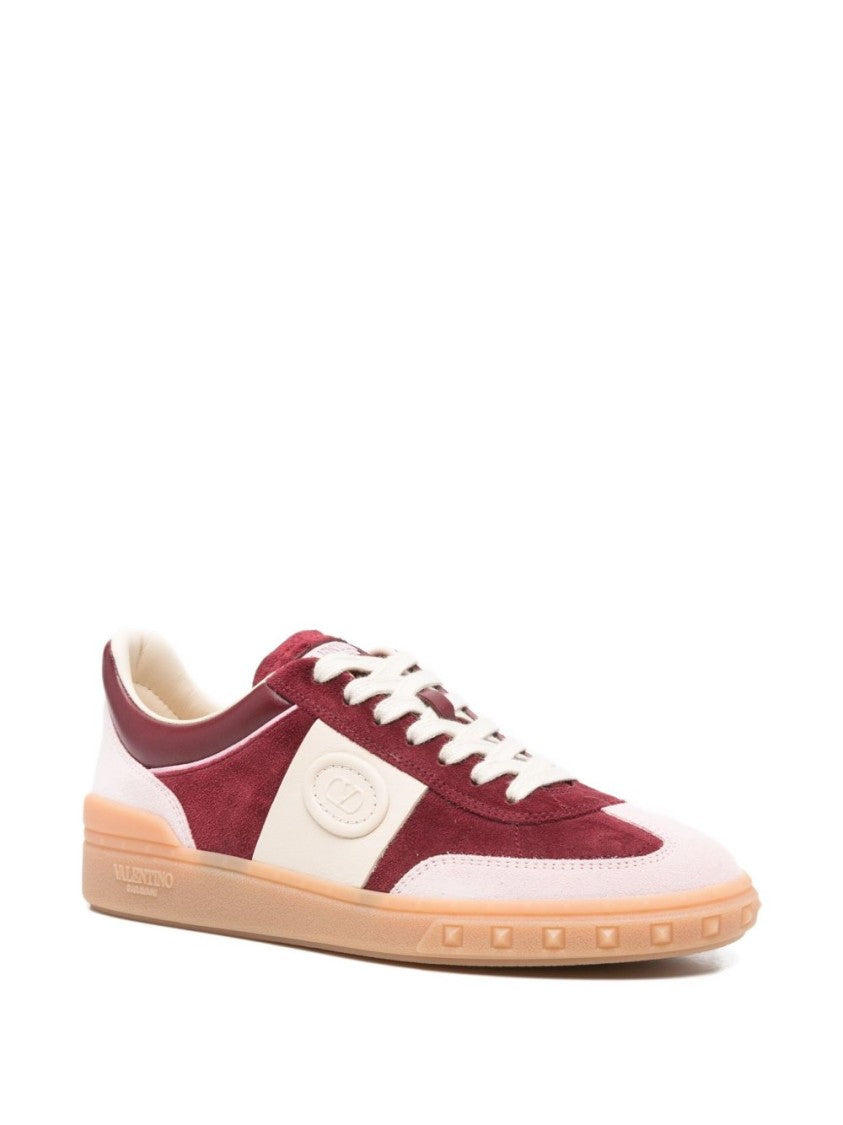 Valentino Garavani Low-Top Split Calf Leather Sneakers