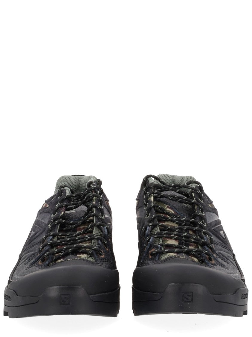 Salomon X Carhartt Wip Black Textile Camouflage Interior Sneakers