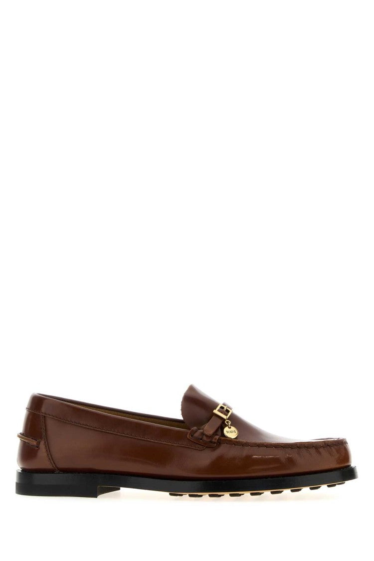 Tod's Caramel Leather Loafers