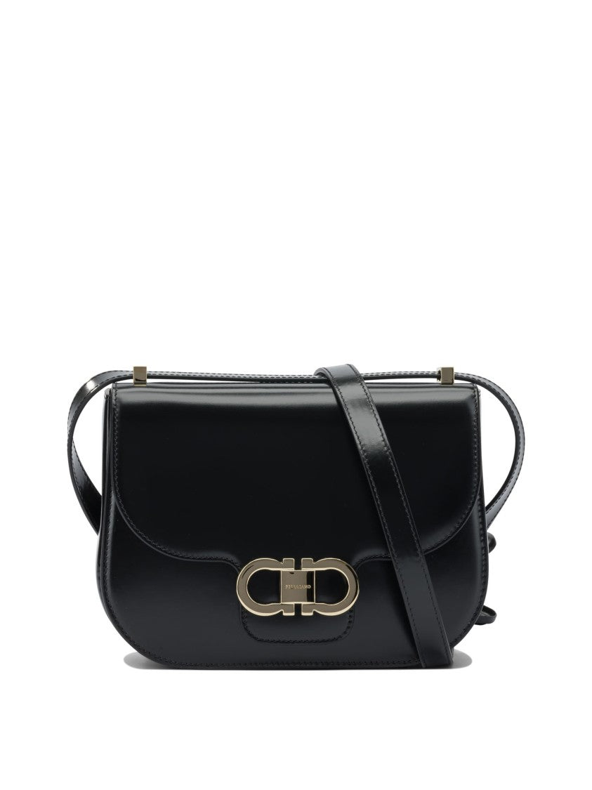 Ferragamo Compact Leather Crossbody Bag