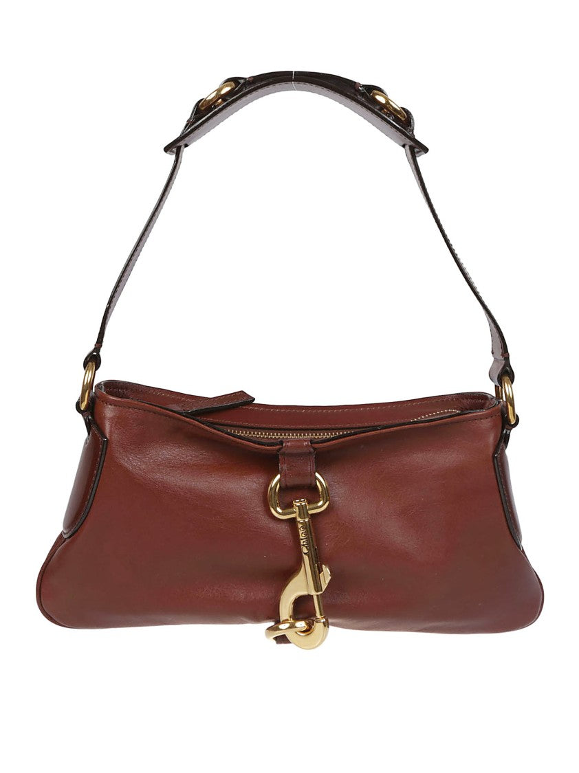 Chloé Shoulder Bag In Smooth Natural Calf Leather