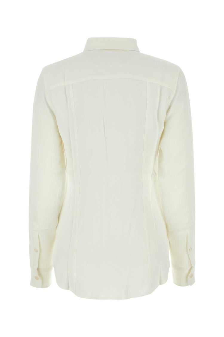 Ami Ivory Viscose Blend Shirt