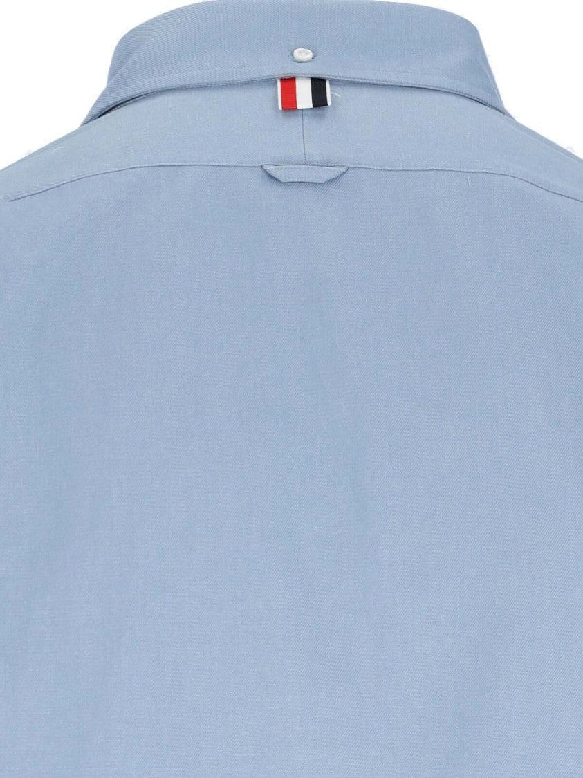 Thom Browne Denim Shirt Logo – Light Blue