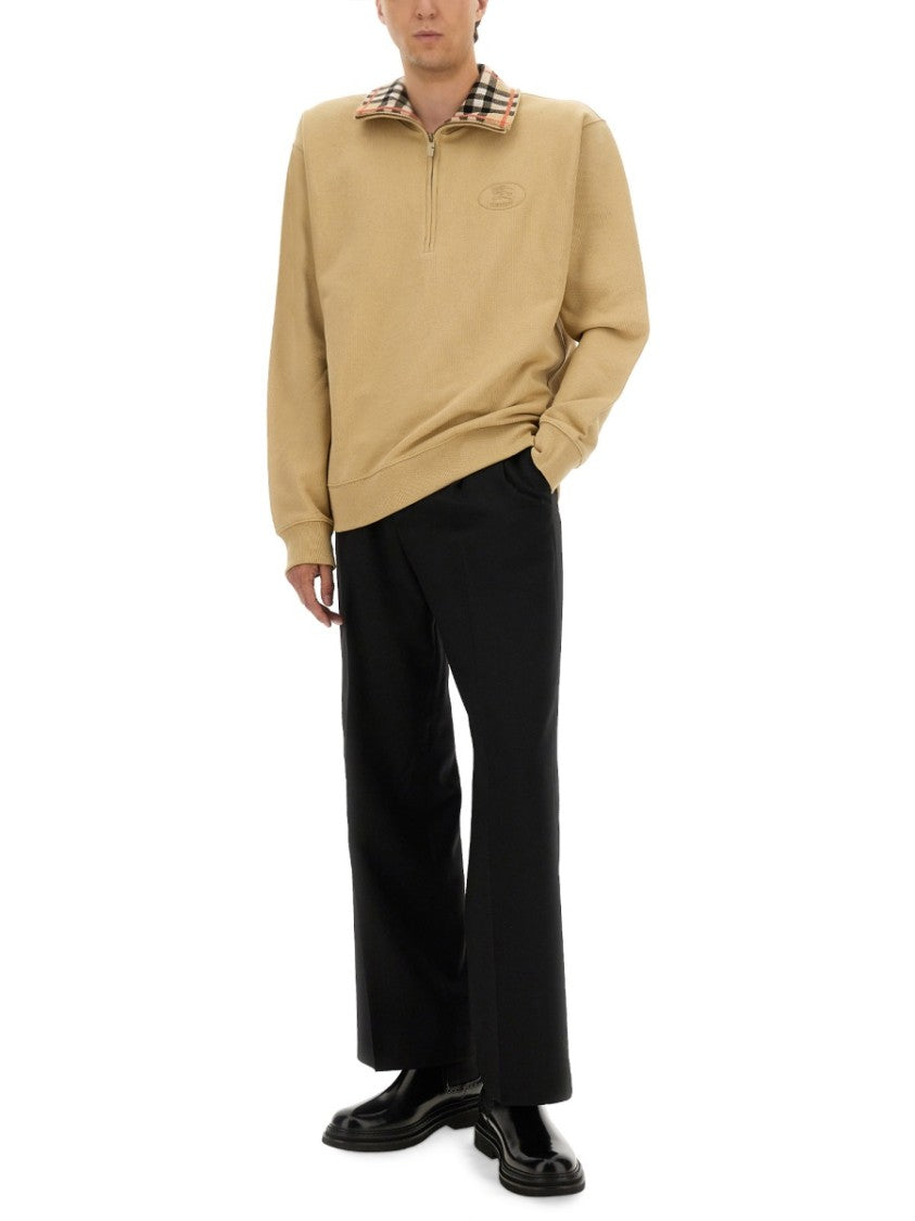 Burberry Half Zipper Sweatshirt