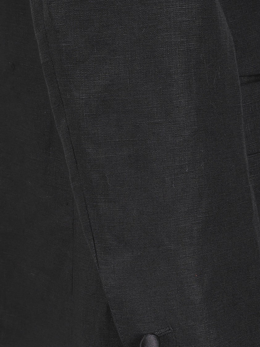Dolce & Gabbana Tailored Black Two-Piece Suit With Textured Blazer