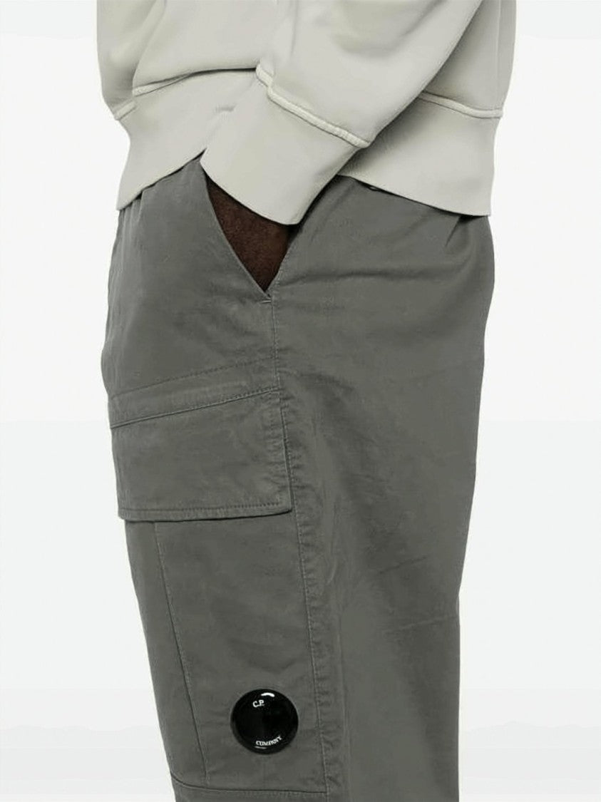 C.P. Company Relaxed Fit Straight Pants With Mid-Rise Wais