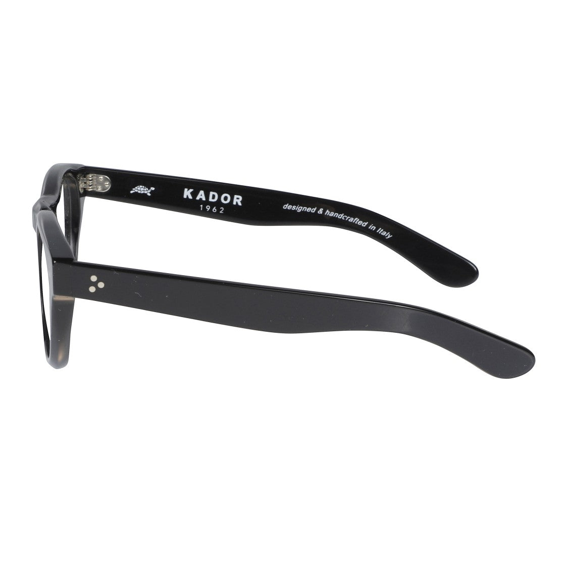 Kador Kosmo/N Classic Rounded Frame Sunglasses With Glossy Black Finish