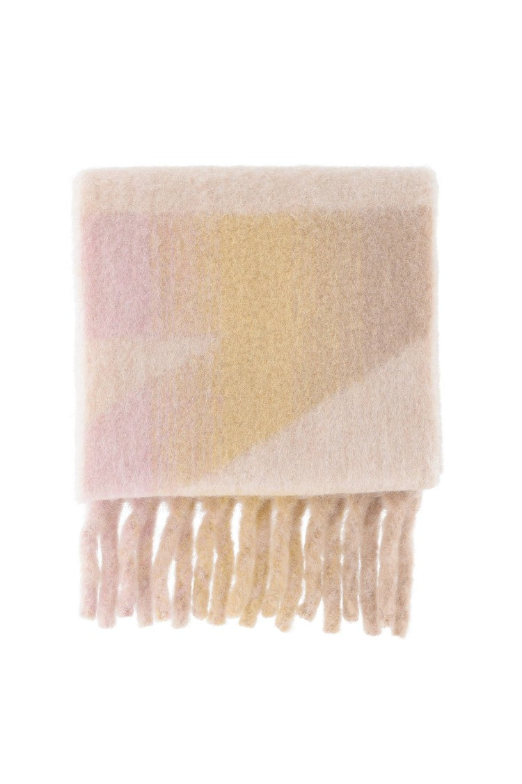 Isabel Marant Wool-Alpaca Logo Scarf