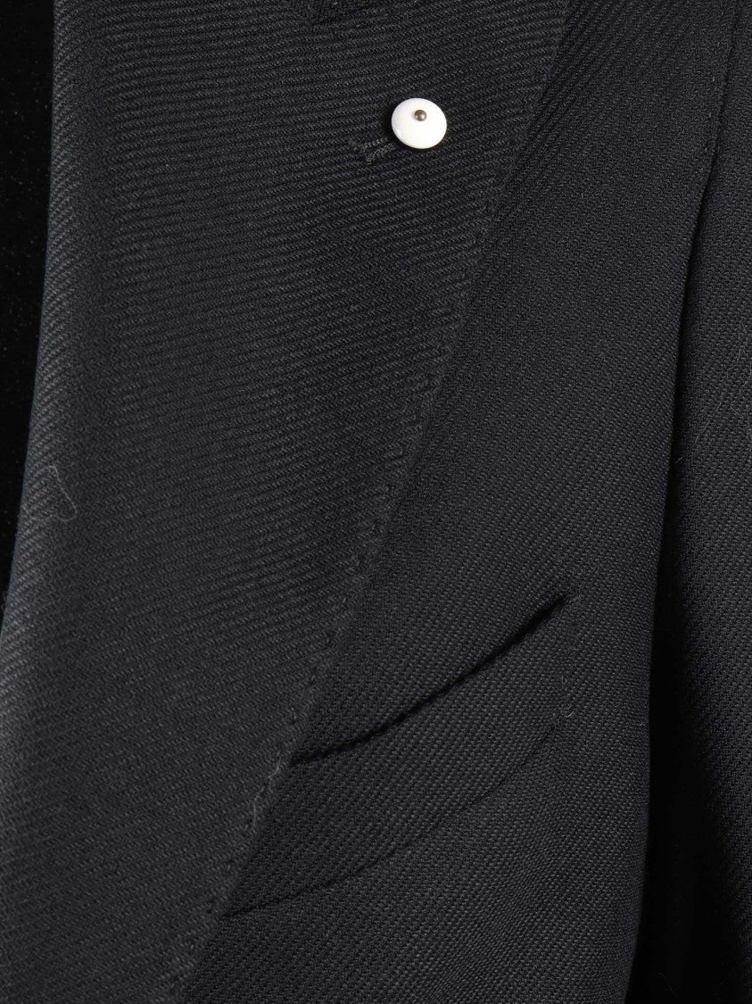 L.B.M. 1911 Black Tailored Two Button Jacket