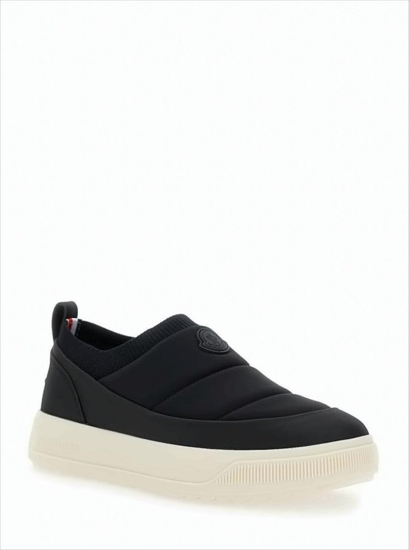 Moncler Slip-On Sneakers With Padded Quilting And Textured Grip