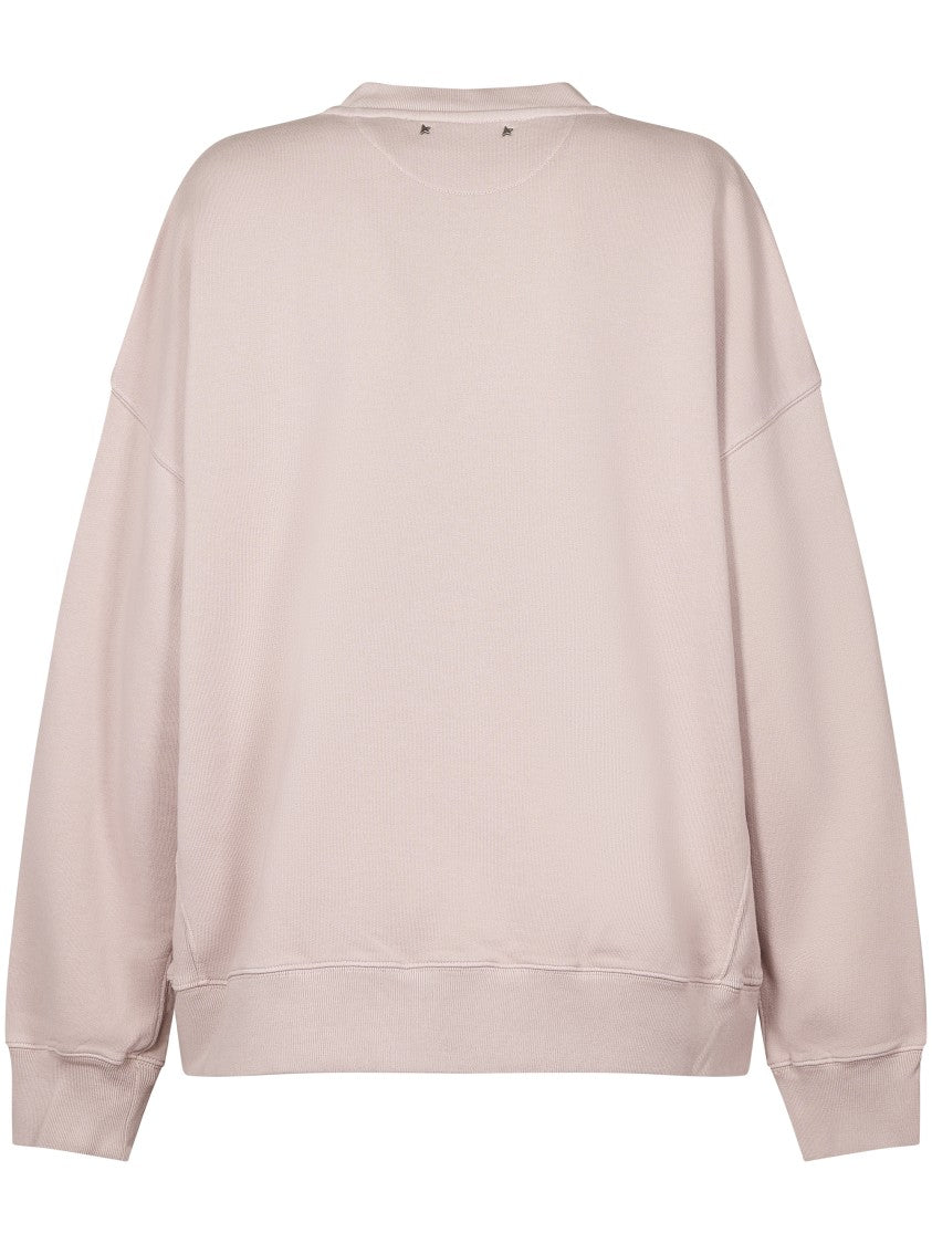 Golden Goose Vintage College Print Crew Neck Sweatshirt