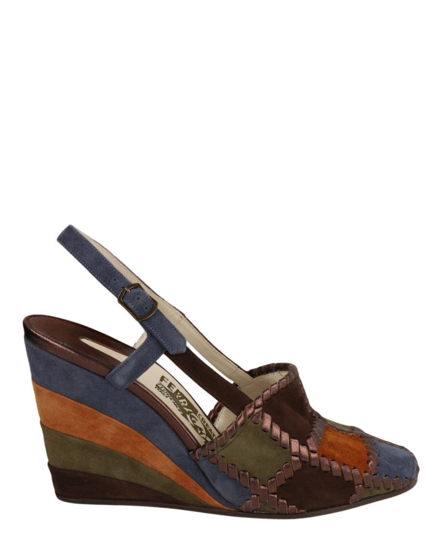 Ferragamo Arlequin Archived Limited Edition 1947 Wedges