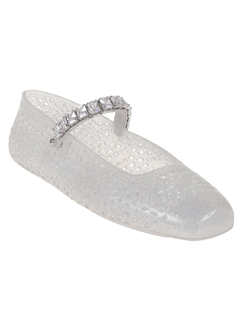 Jimmy Choo The Jelly Clear Tpu Ballet Flats