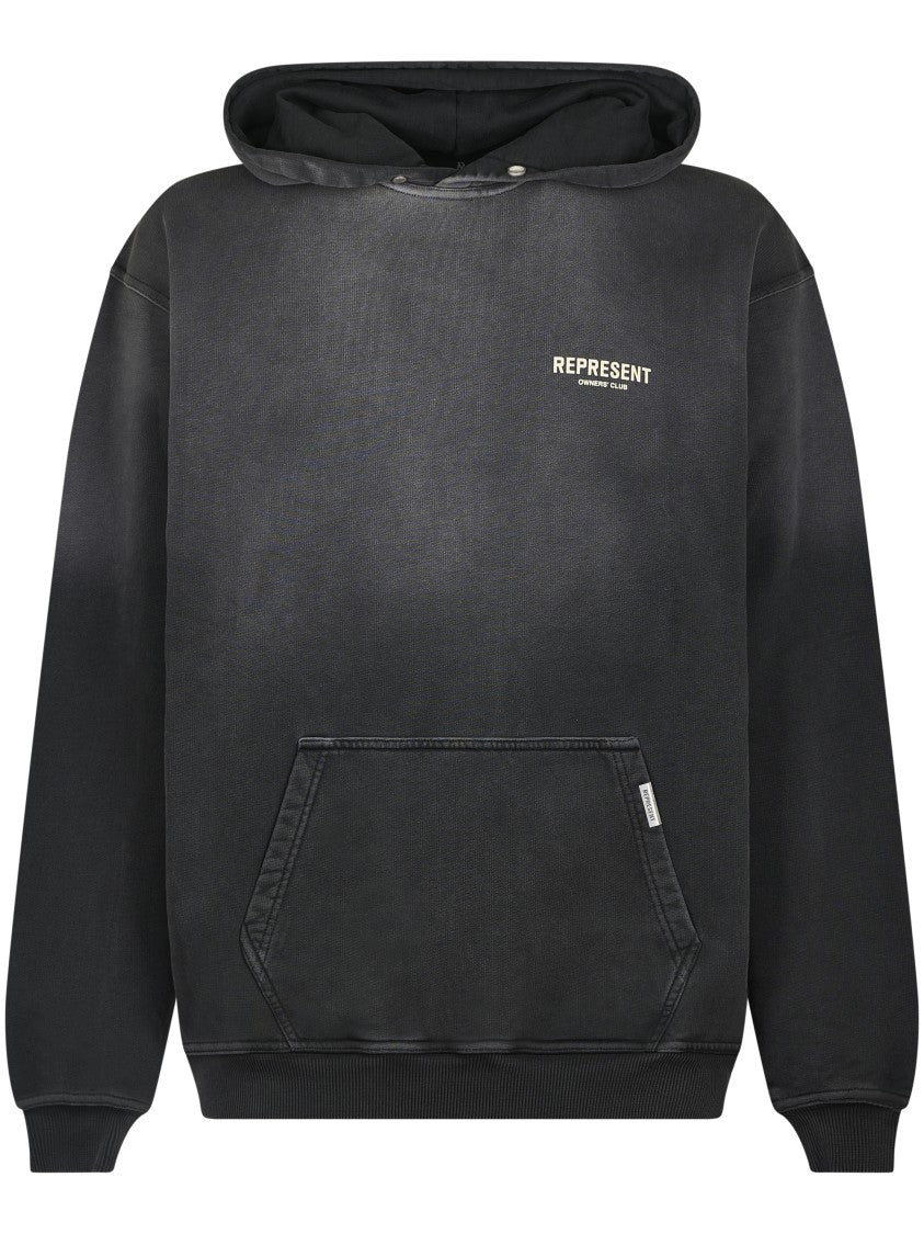 Represent Relaxed Fit Hoodie With Graphic Back And Subtle Logo