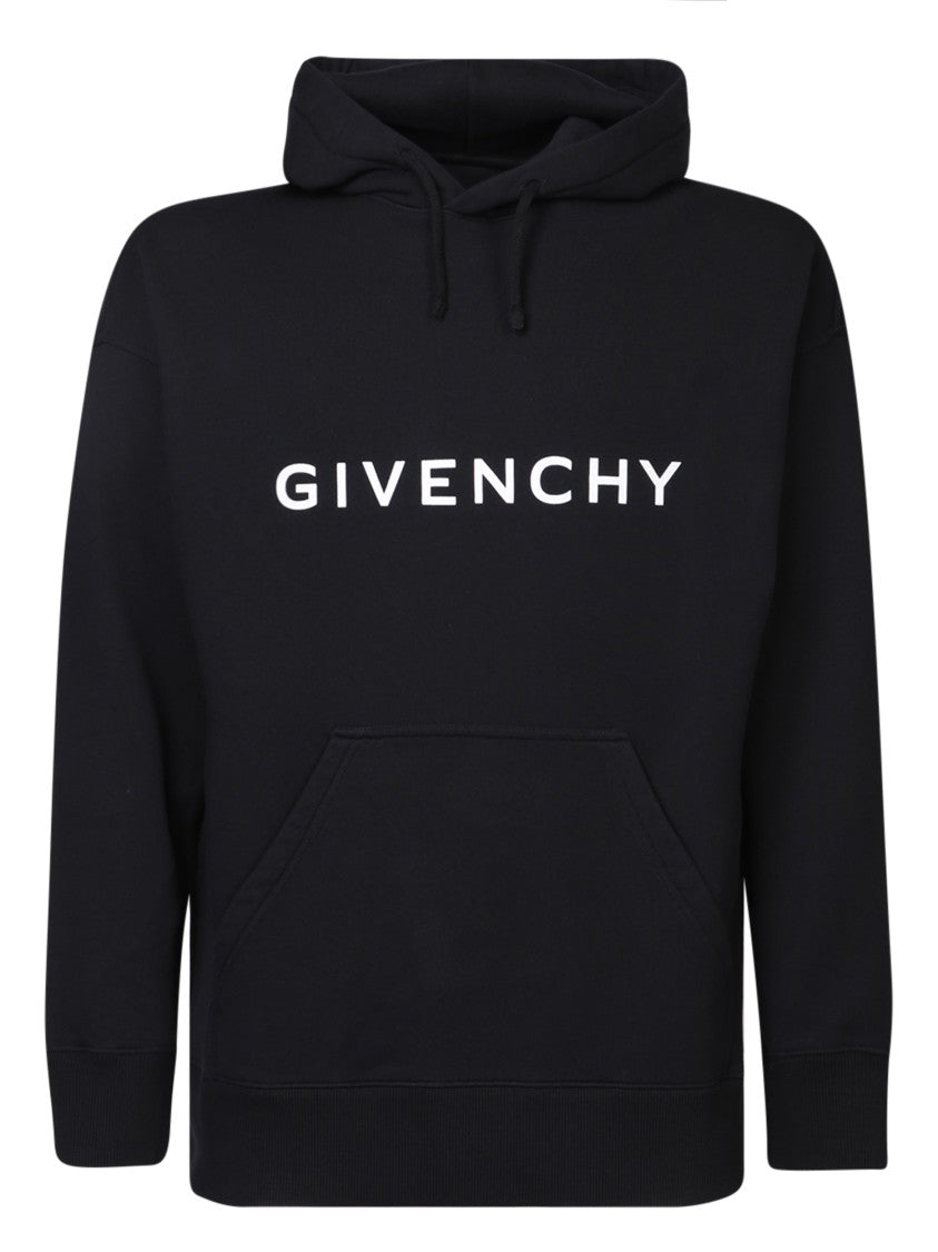 Givenchy Contemporary Black Hooded Sweatshirt