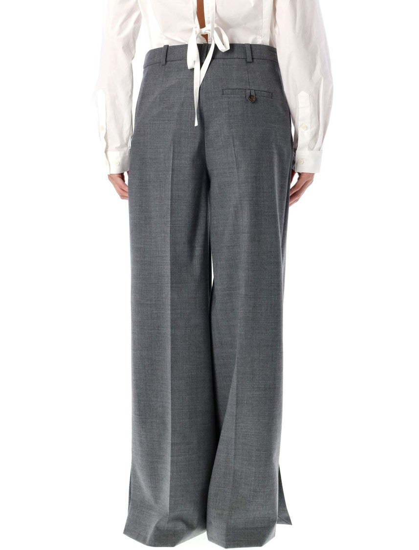 The Garment High-Waisted Wide-Leg Pants With Pleated Front
