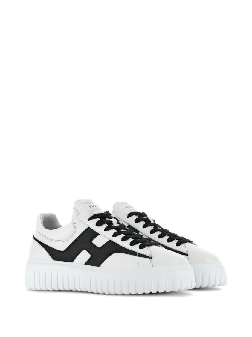 Hogan Black Sneakers With Bold 'H' Design