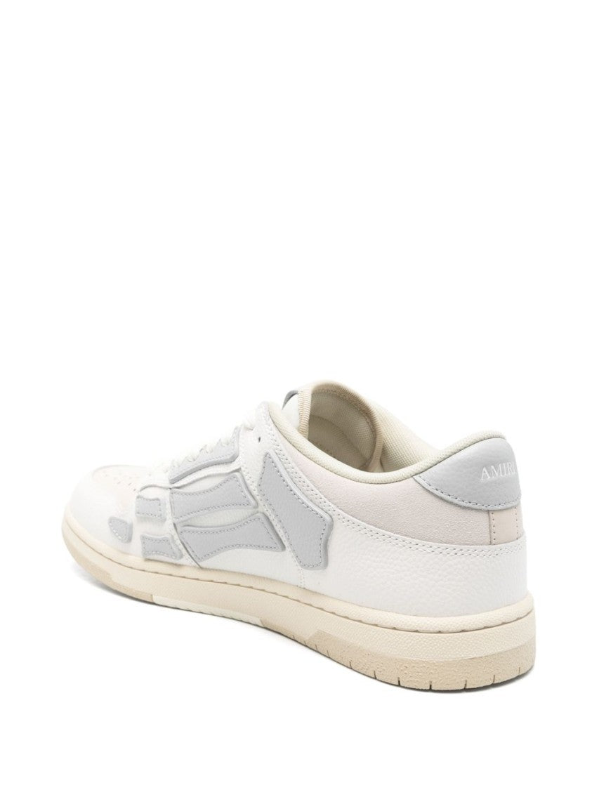 Amiri White Round Toe Sneakers